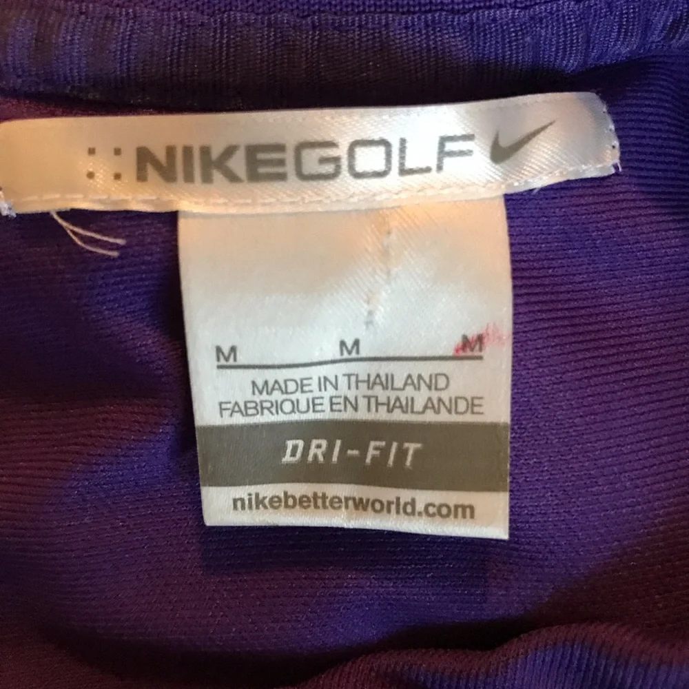 Nike Women's Purple Polo Shirt with NFL Alumni Patch